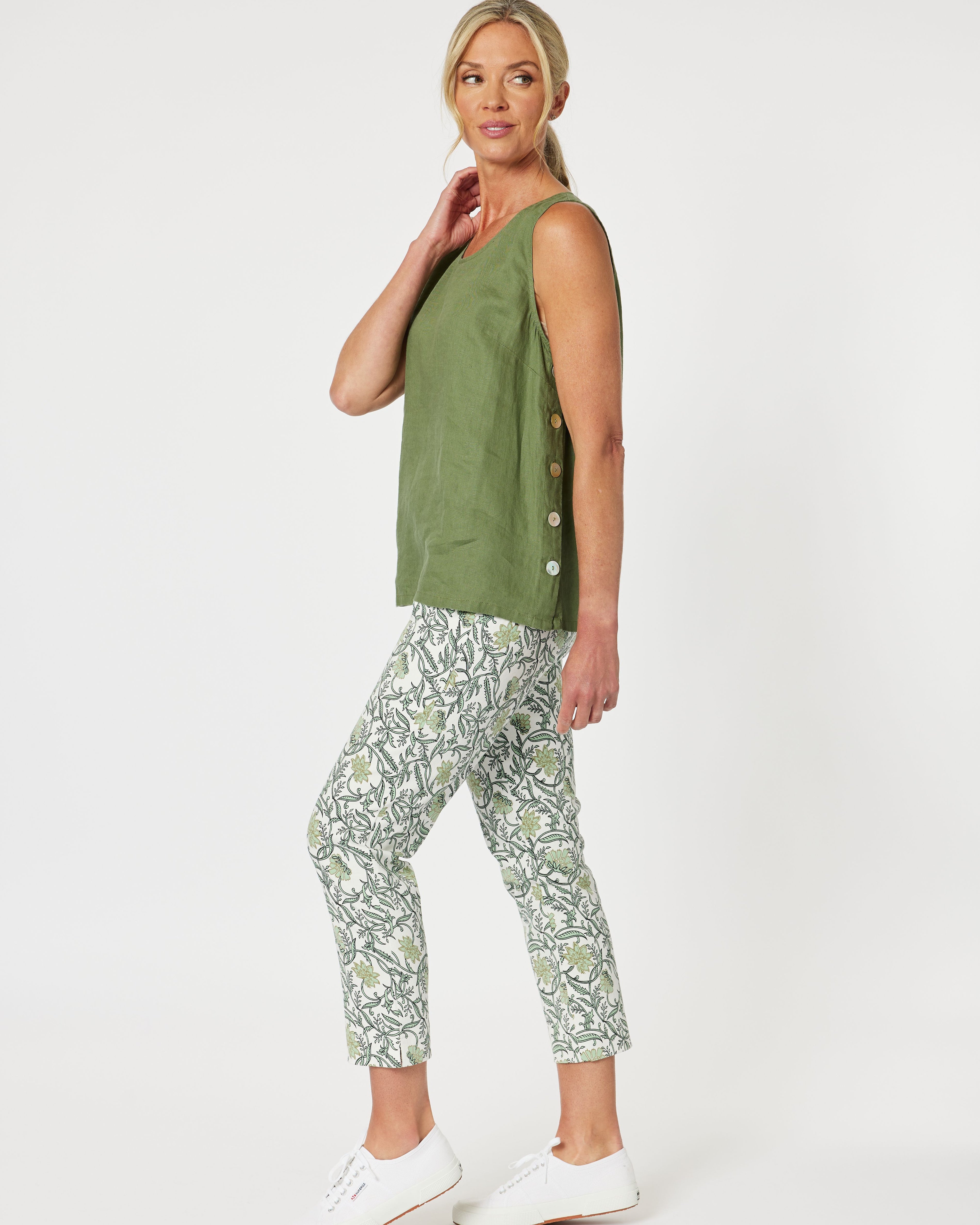 Sara Side Button Cami