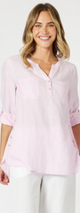 Ava Linen Button Shirt