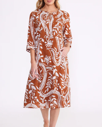 Siena Print Dress