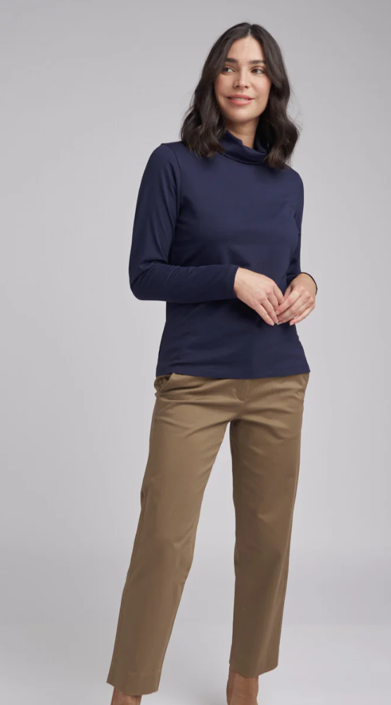 Solid Cotton Skivvy