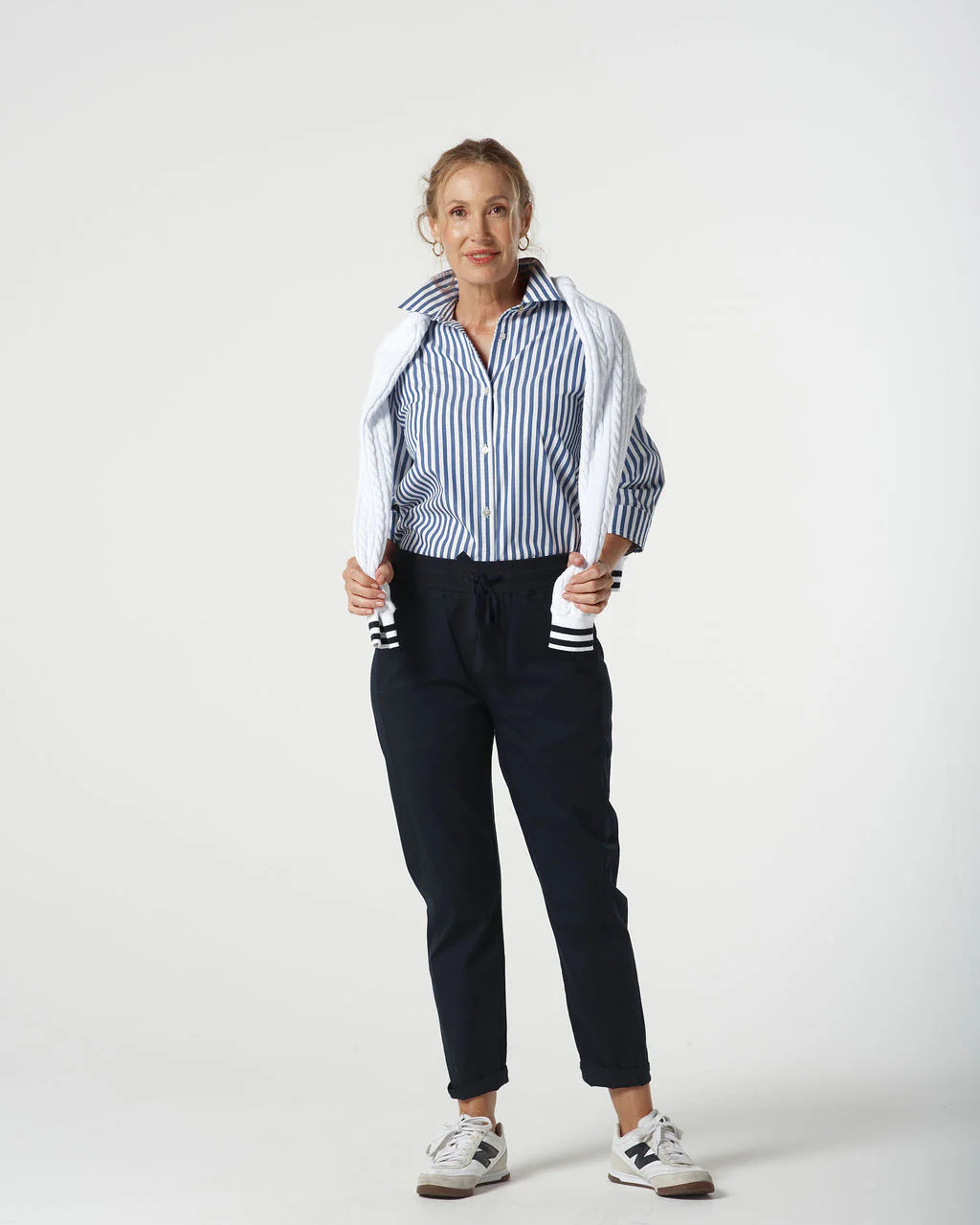 Stretch Woven Jogger Cropped