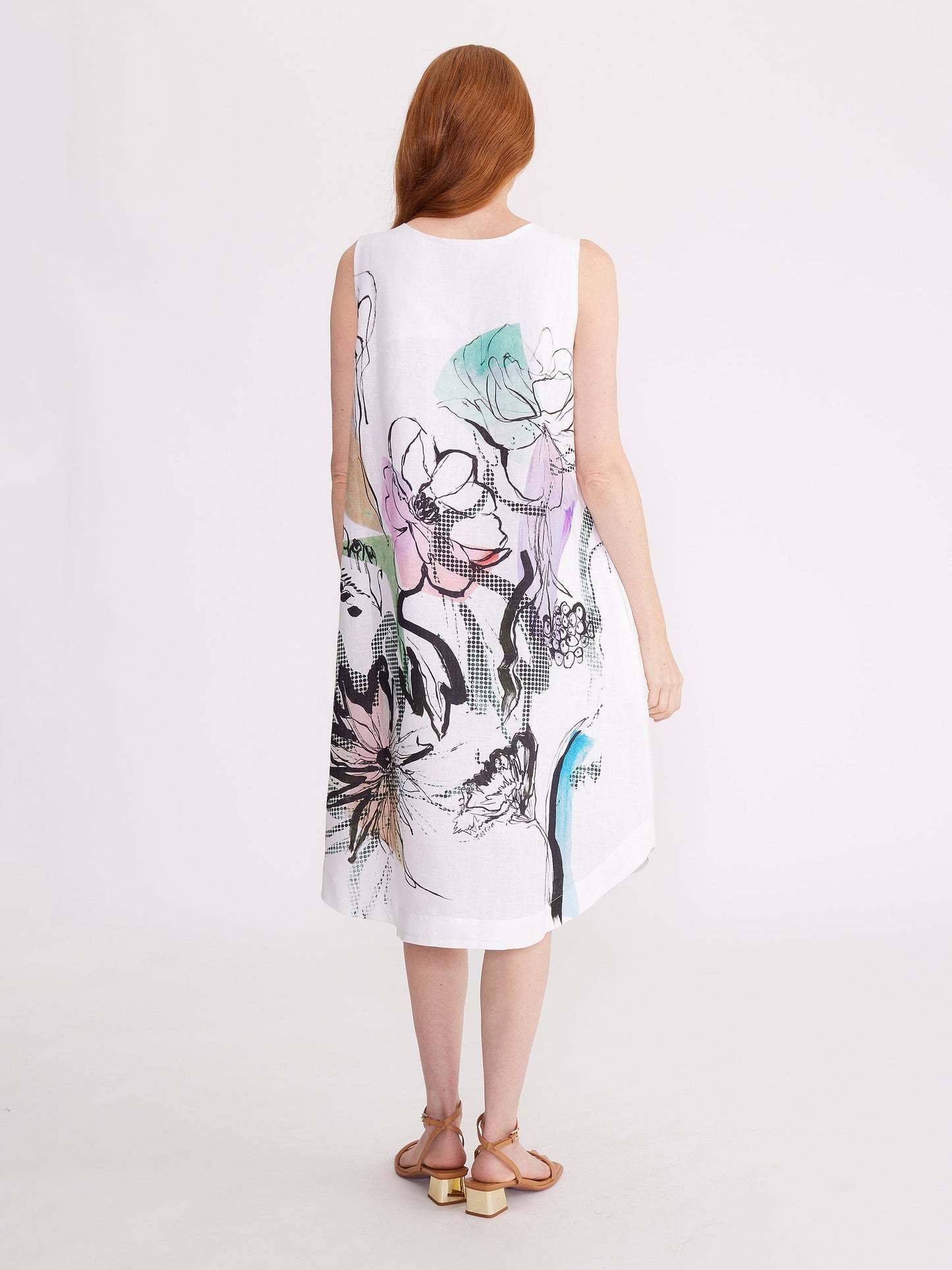 Sketch Print Dress