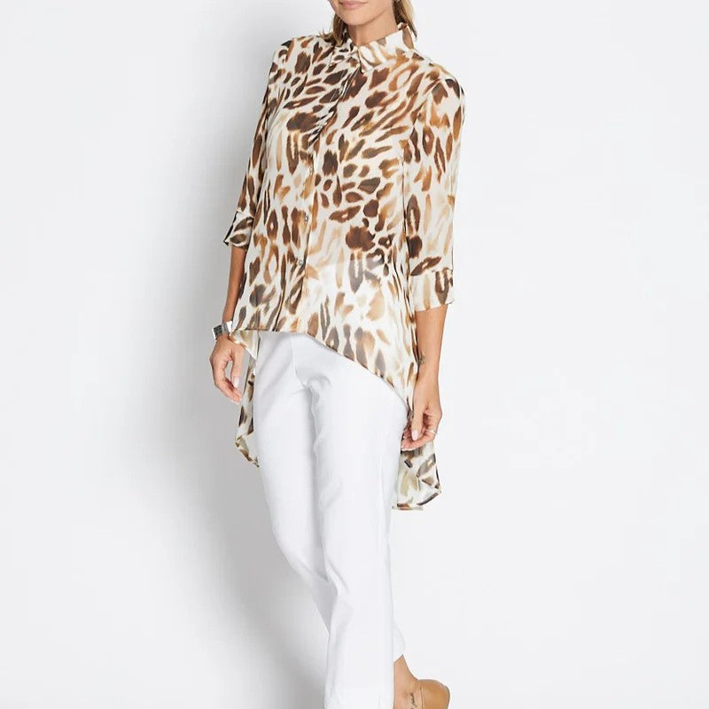 AURELIA 3/4 HI LOW SHIRT