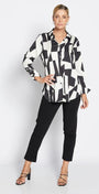Hill L/S Satin Shirt