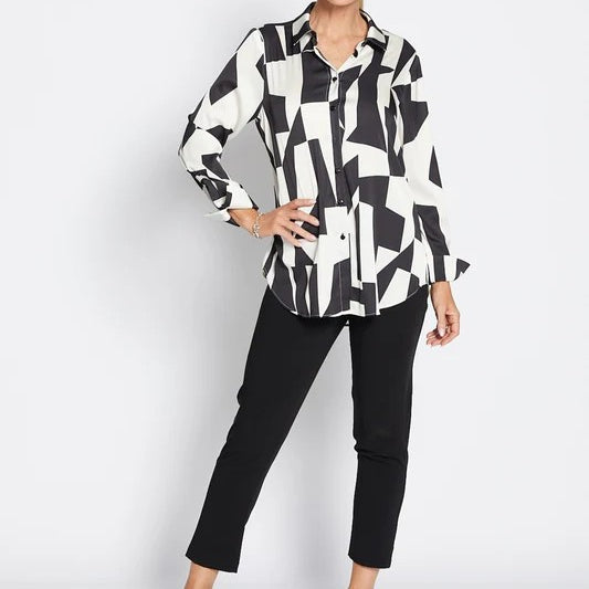 Hill L/S Satin Shirt
