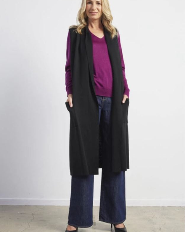 LONG GILET VEST