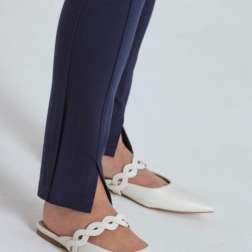 Full Length Ponte Seamed Legging