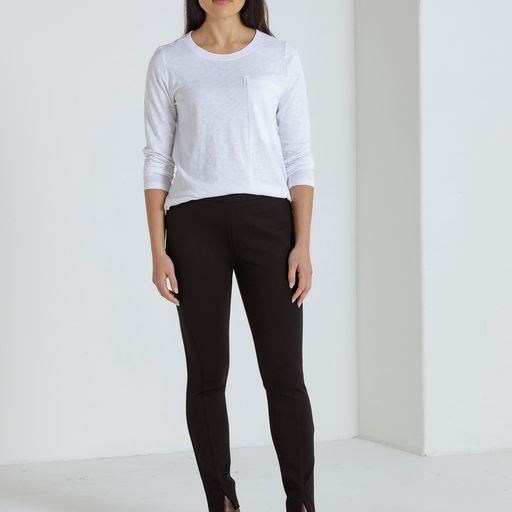 Full Length Ponte Seamed Legging