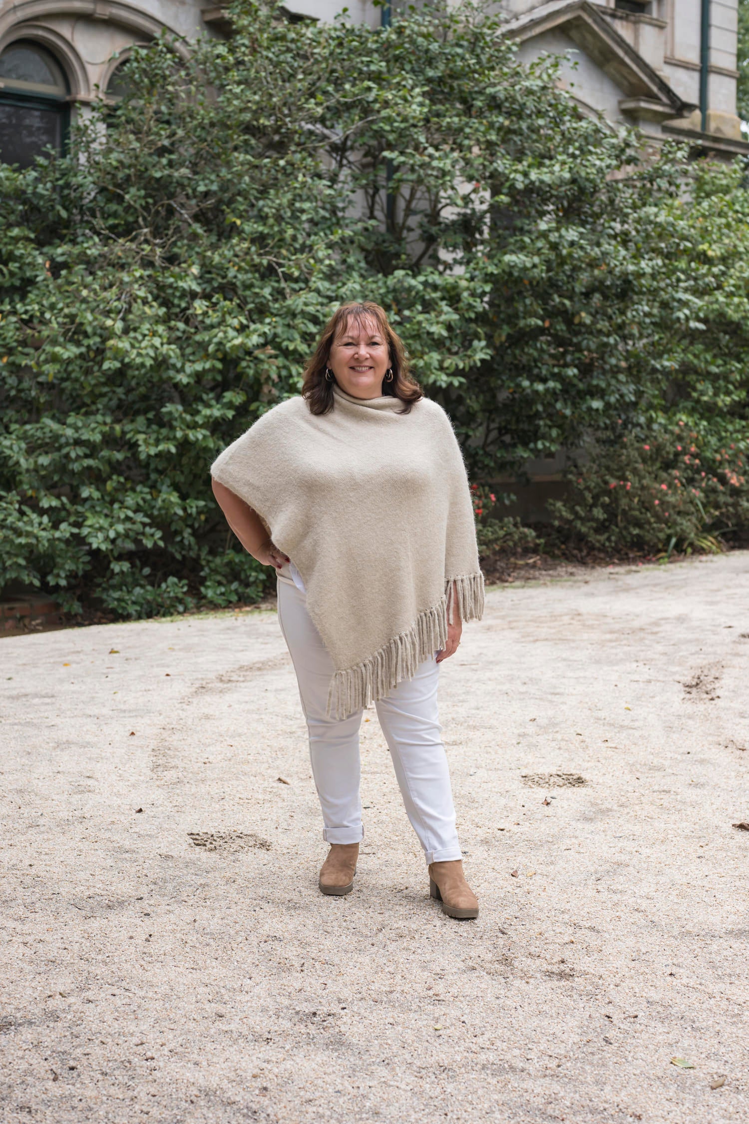 Maya Fringe Poncho