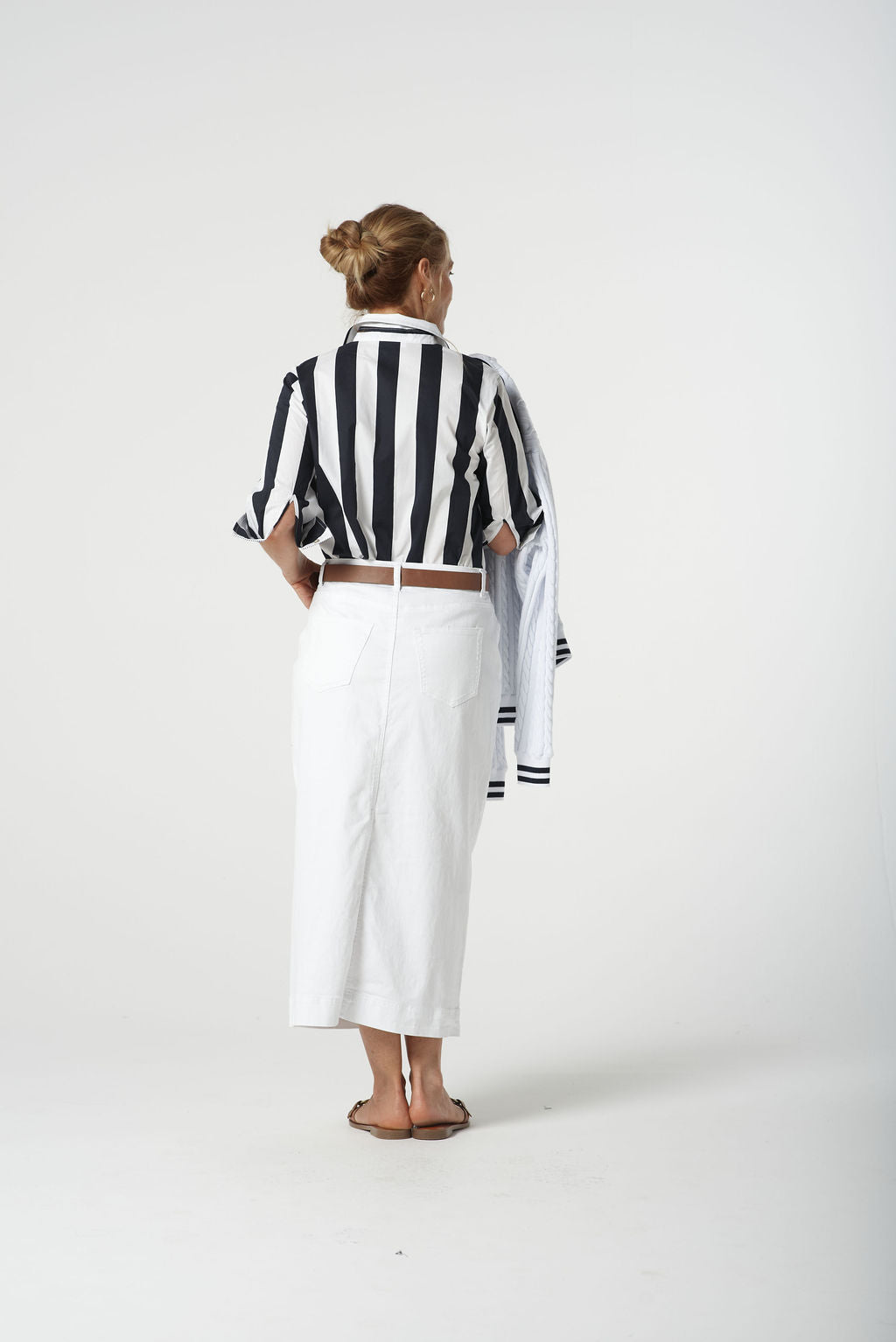 Classic  Cotton t 3/4 Sleeve Shirt