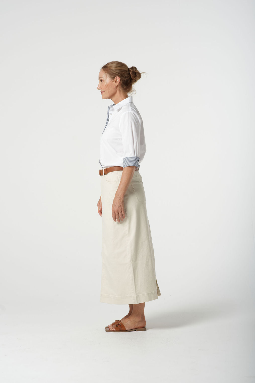 Classic  Cotton t 3/4 Sleeve Shirt