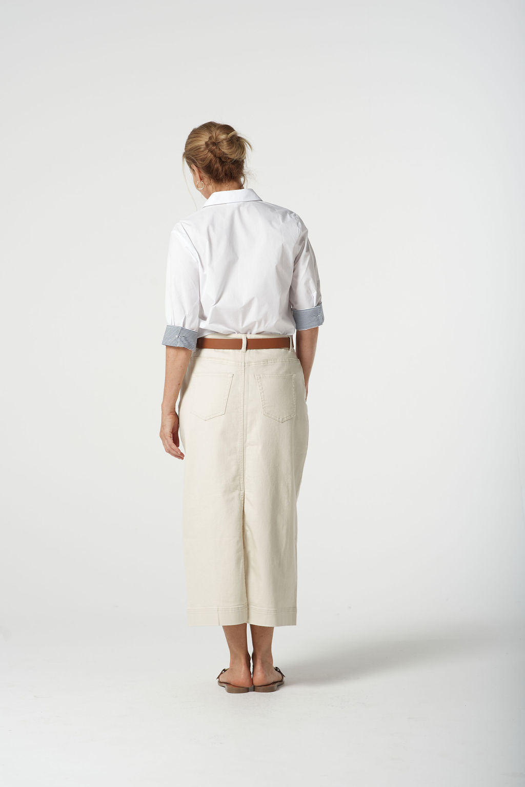 Classic  Cotton t 3/4 Sleeve Shirt