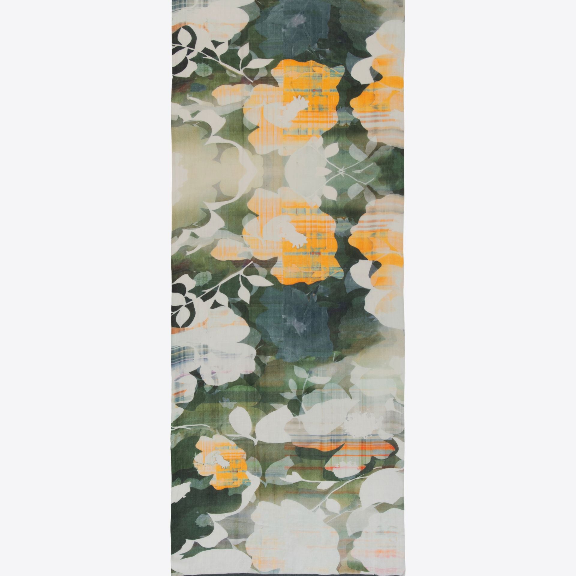 Gorgia FloralPrint Wool Silk Scarf