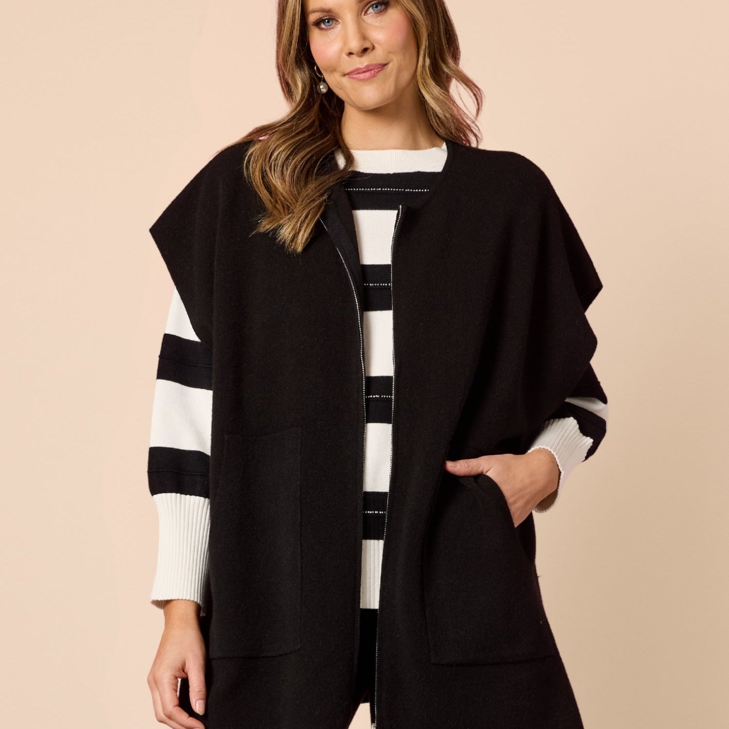 Elena Zip Knit