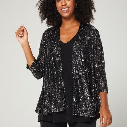 Sally 3/4/ Sequin Jkt