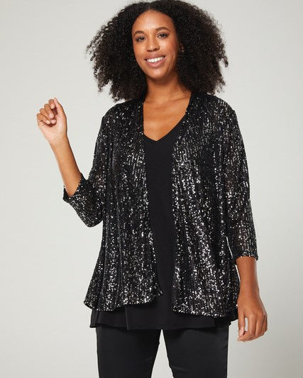 Sally 3/4/ Sequin Jkt