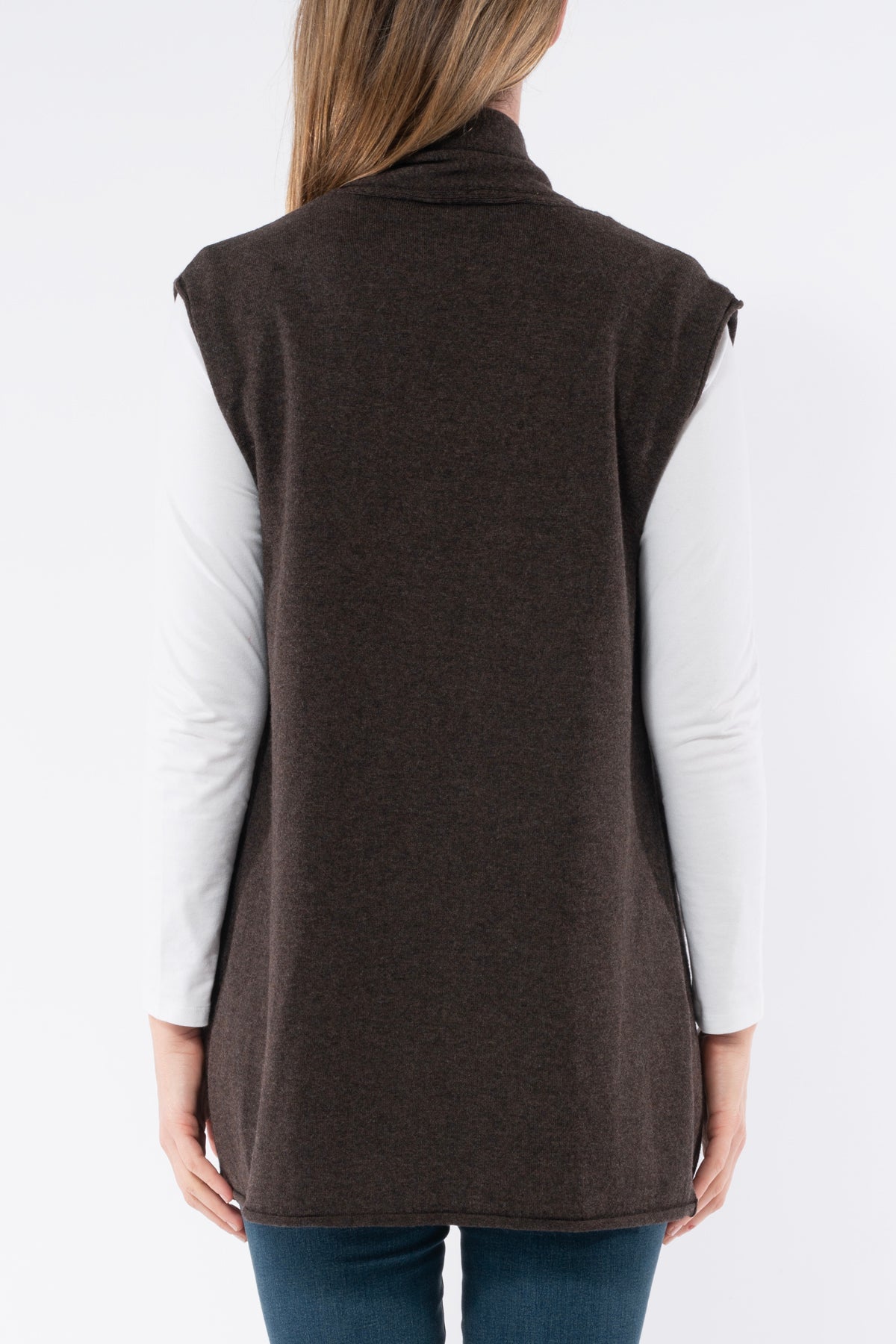 Long Line Shawl Vest