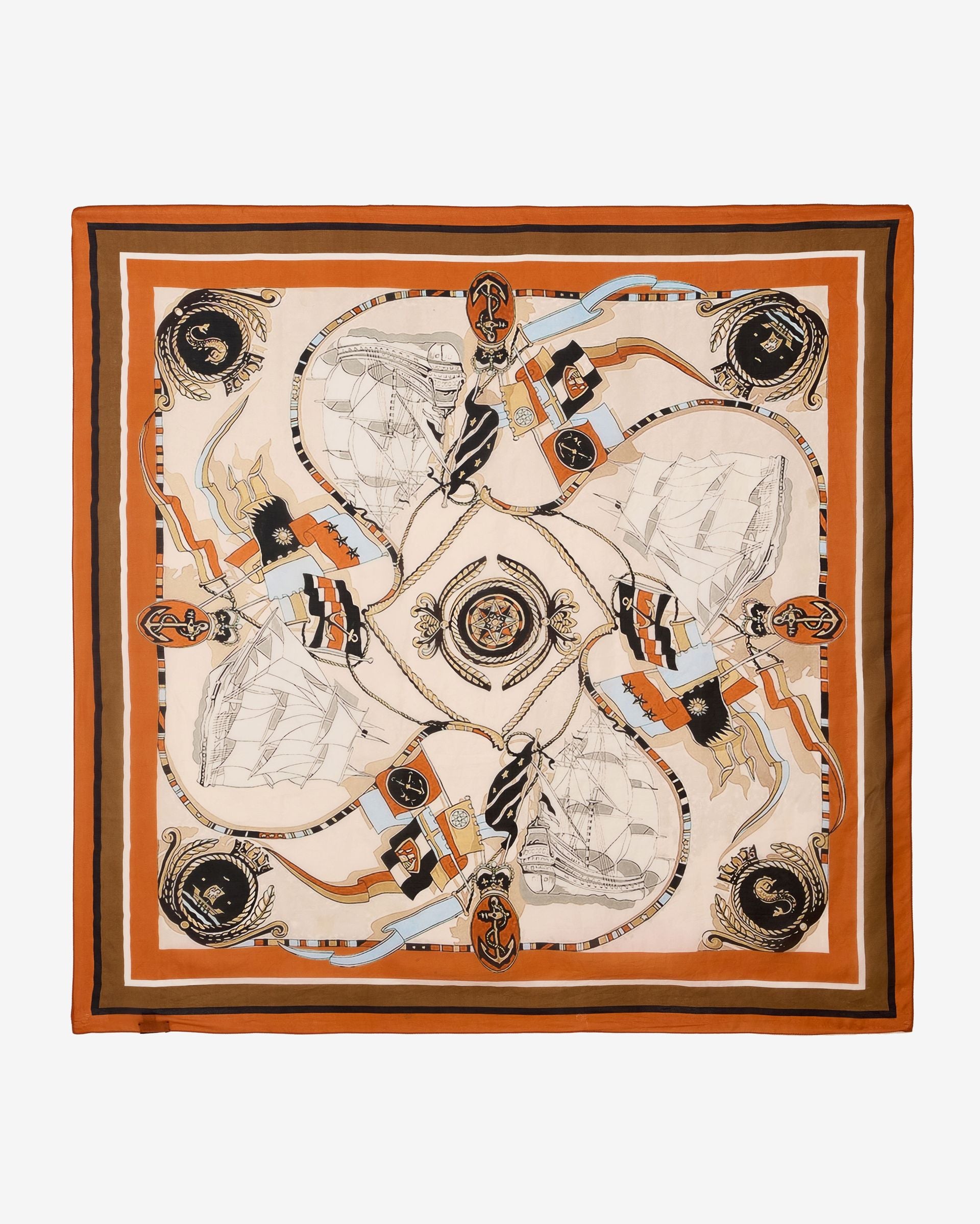 Lyra Nautical Design Silk Square 100