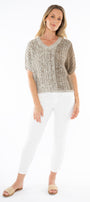 V Neck Ombre Knit