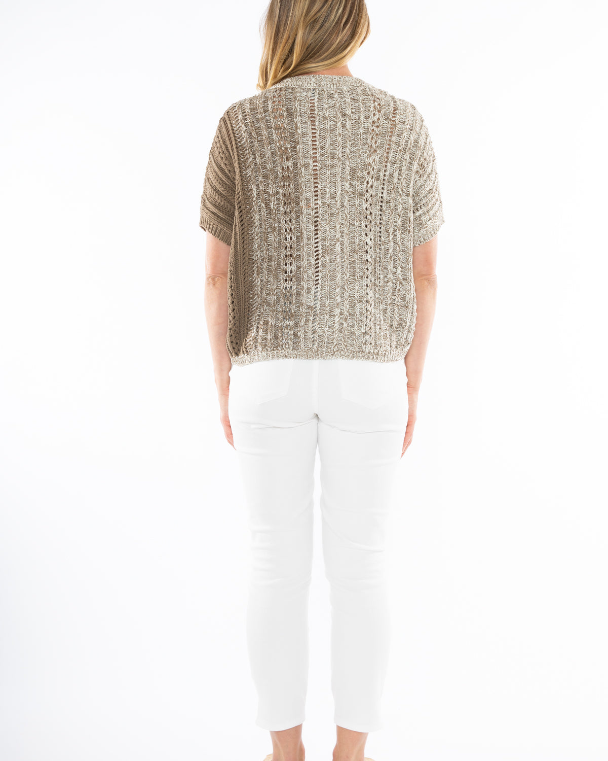 V Neck Ombre Knit