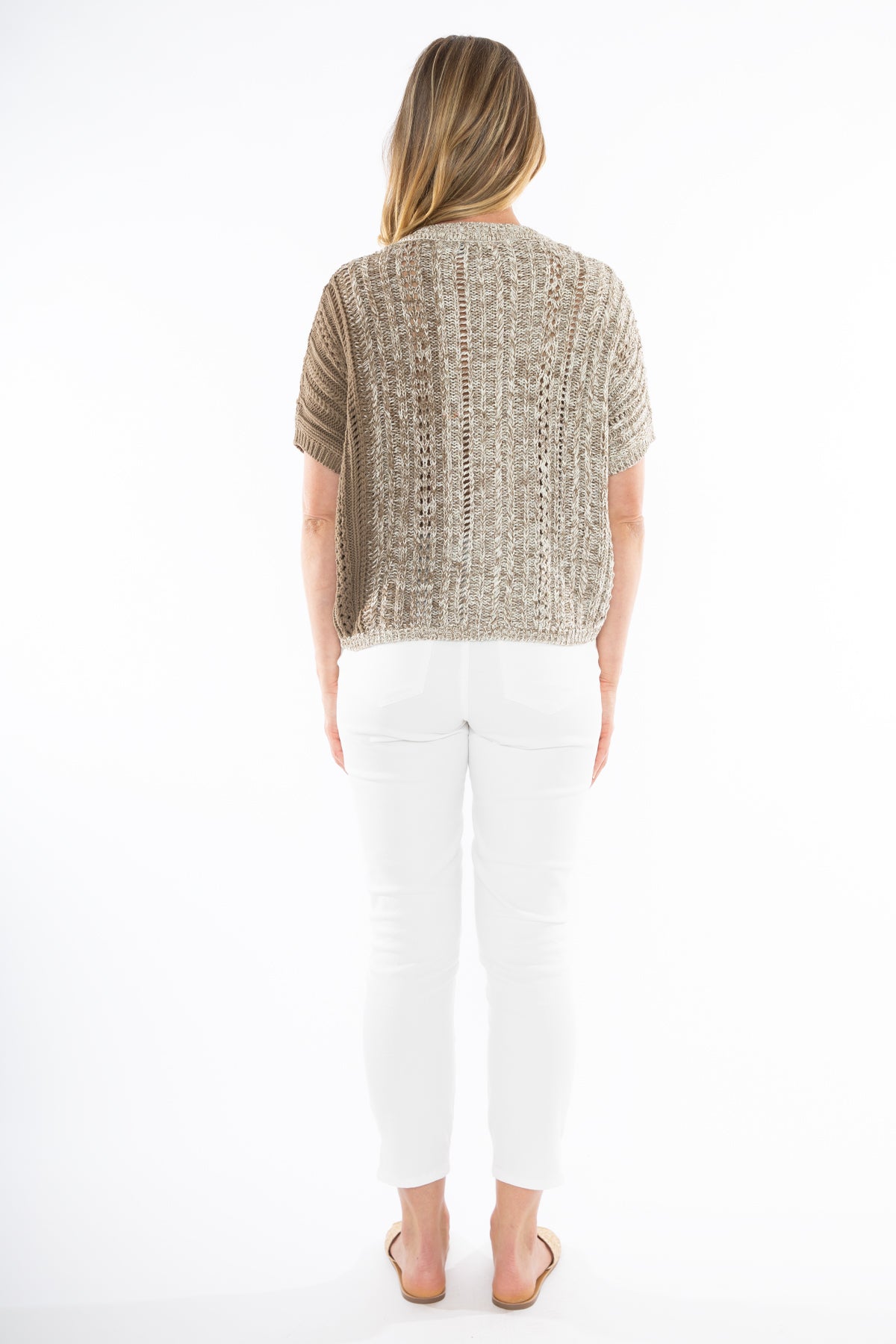 V Neck Ombre Knit