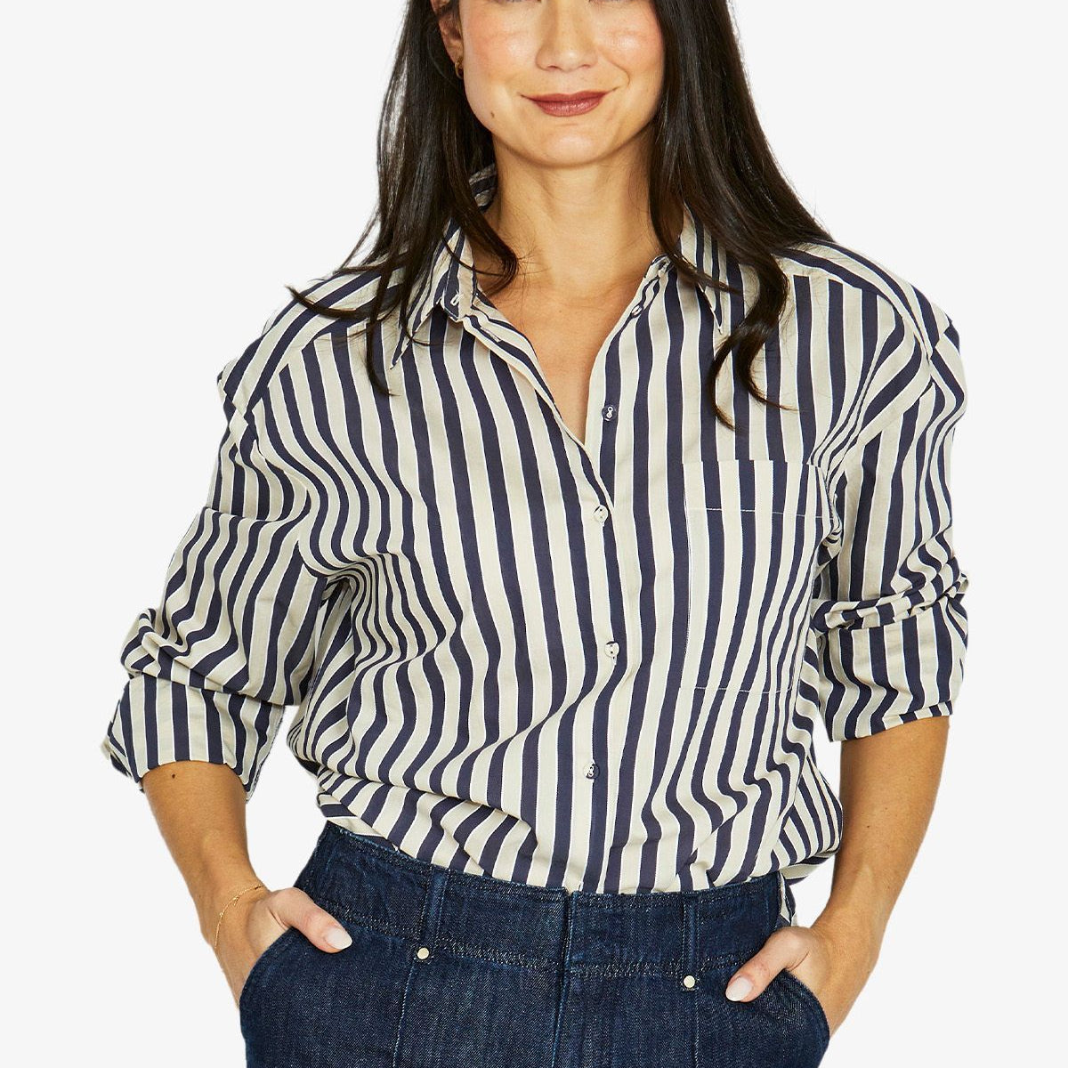 Ribbon Stripe Shirt