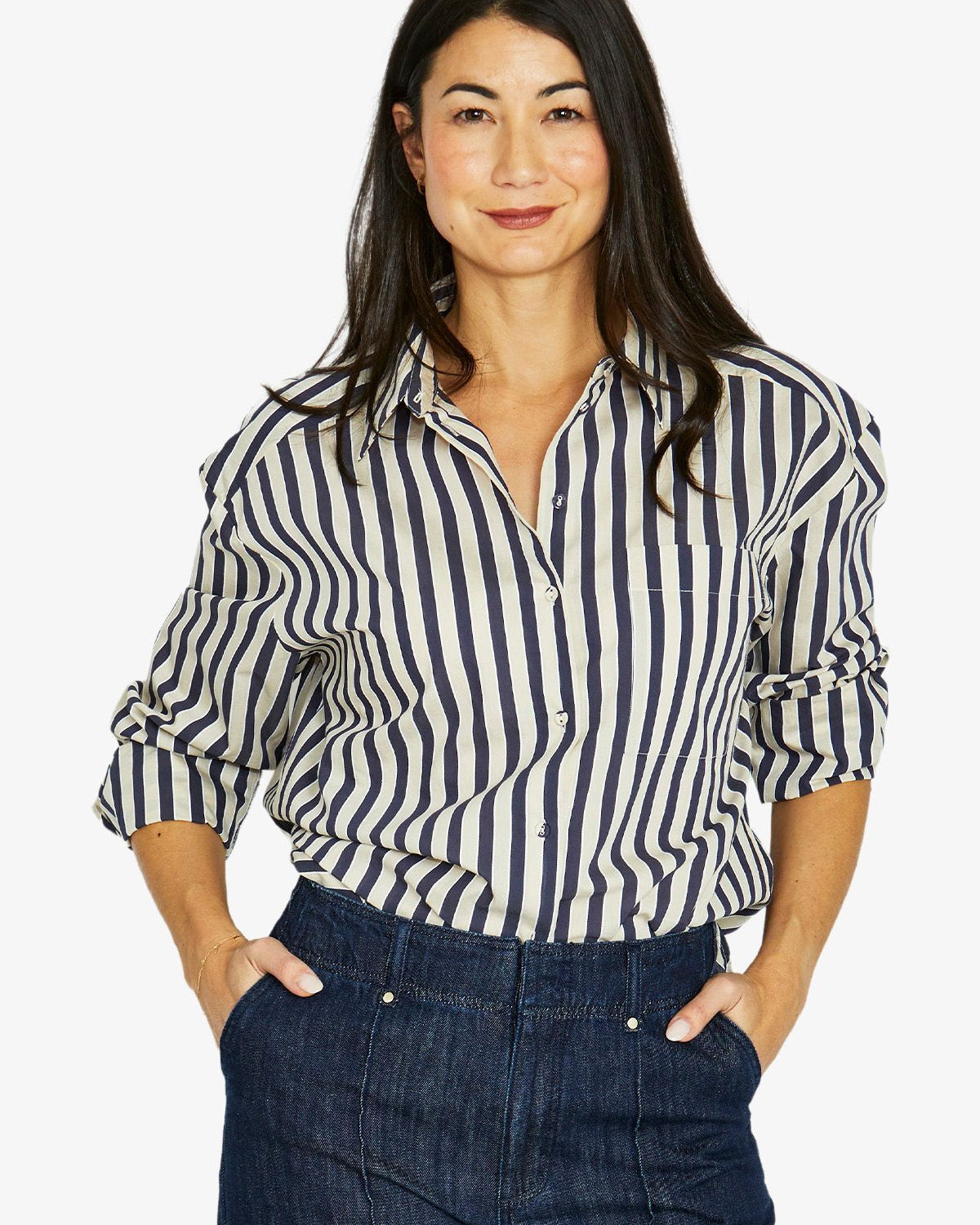 Ribbon Stripe Shirt