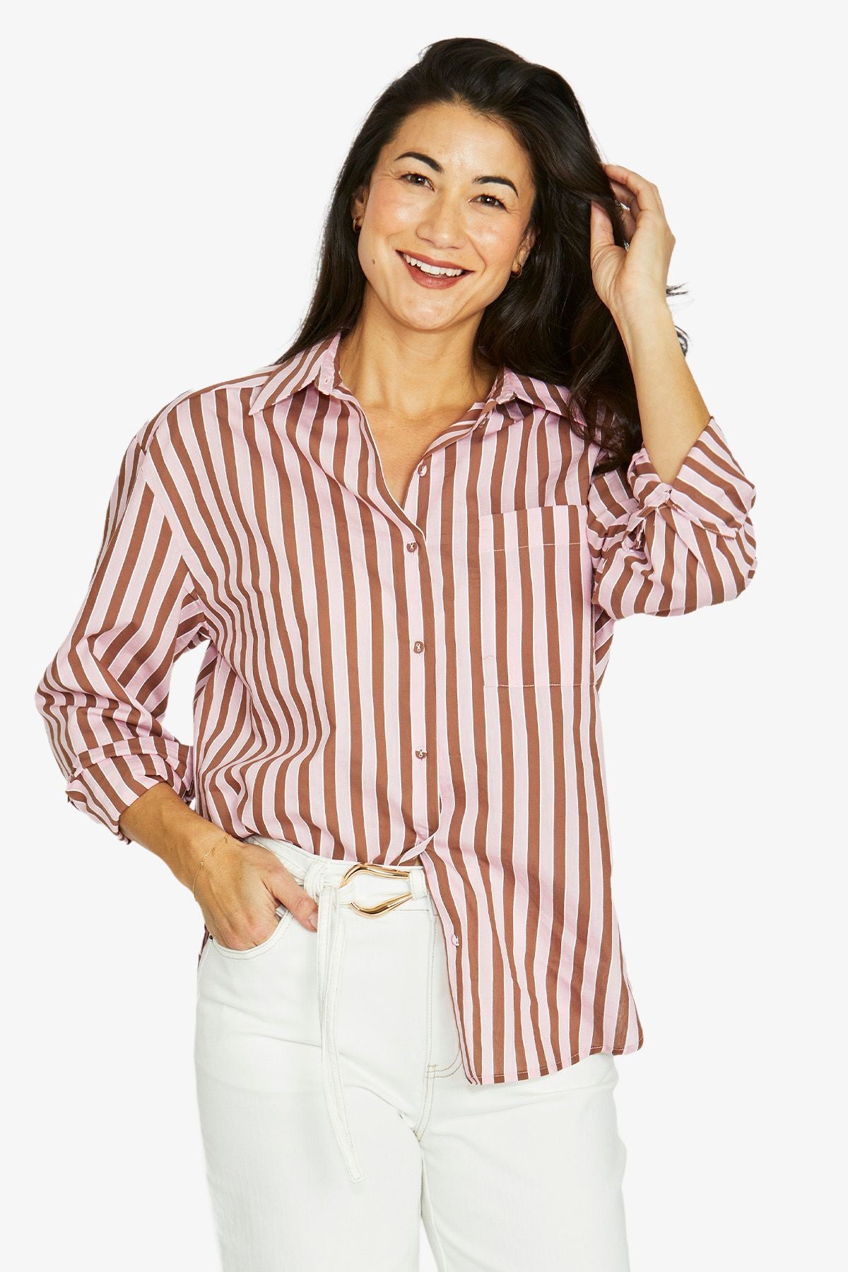 Ribbon Stripe Shirt