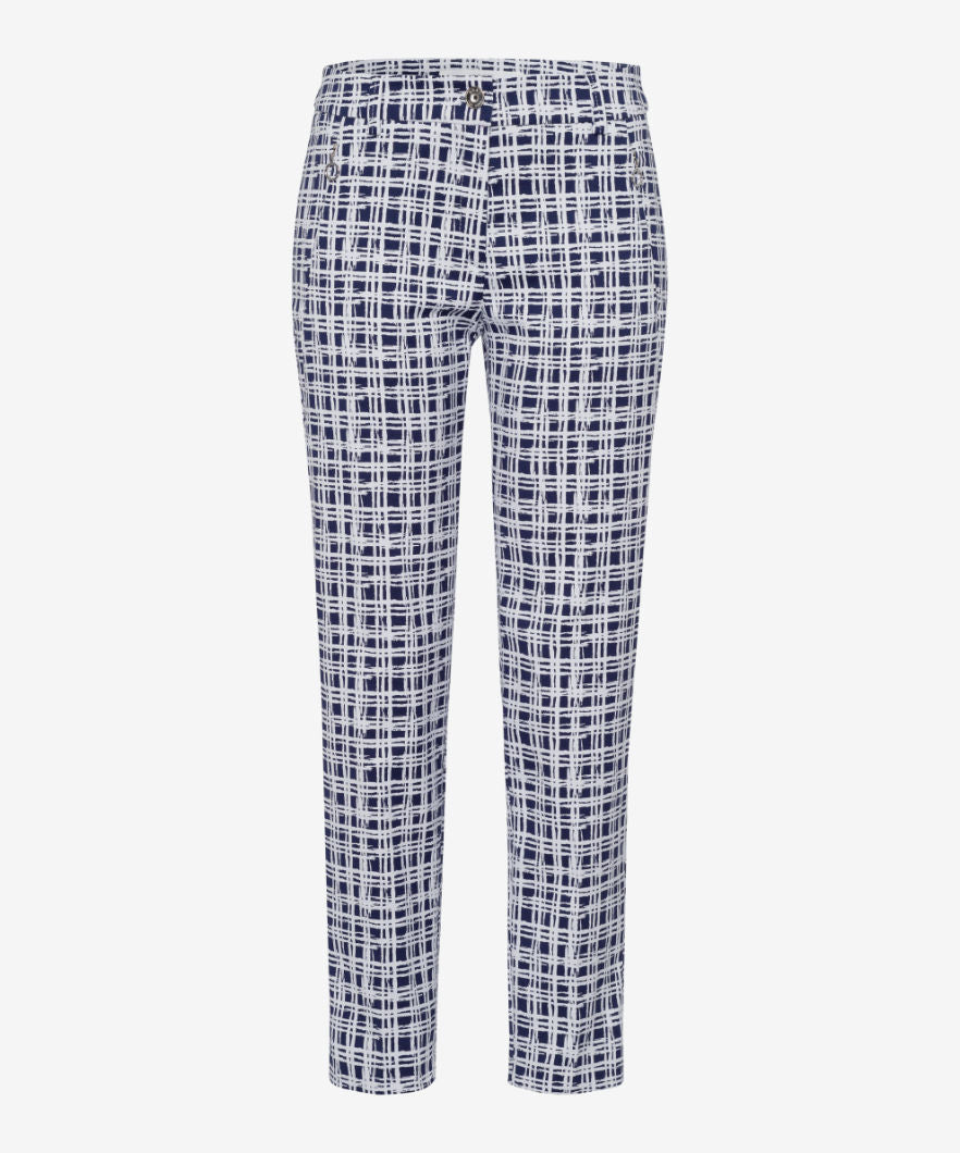 Maron Mod Check Pant