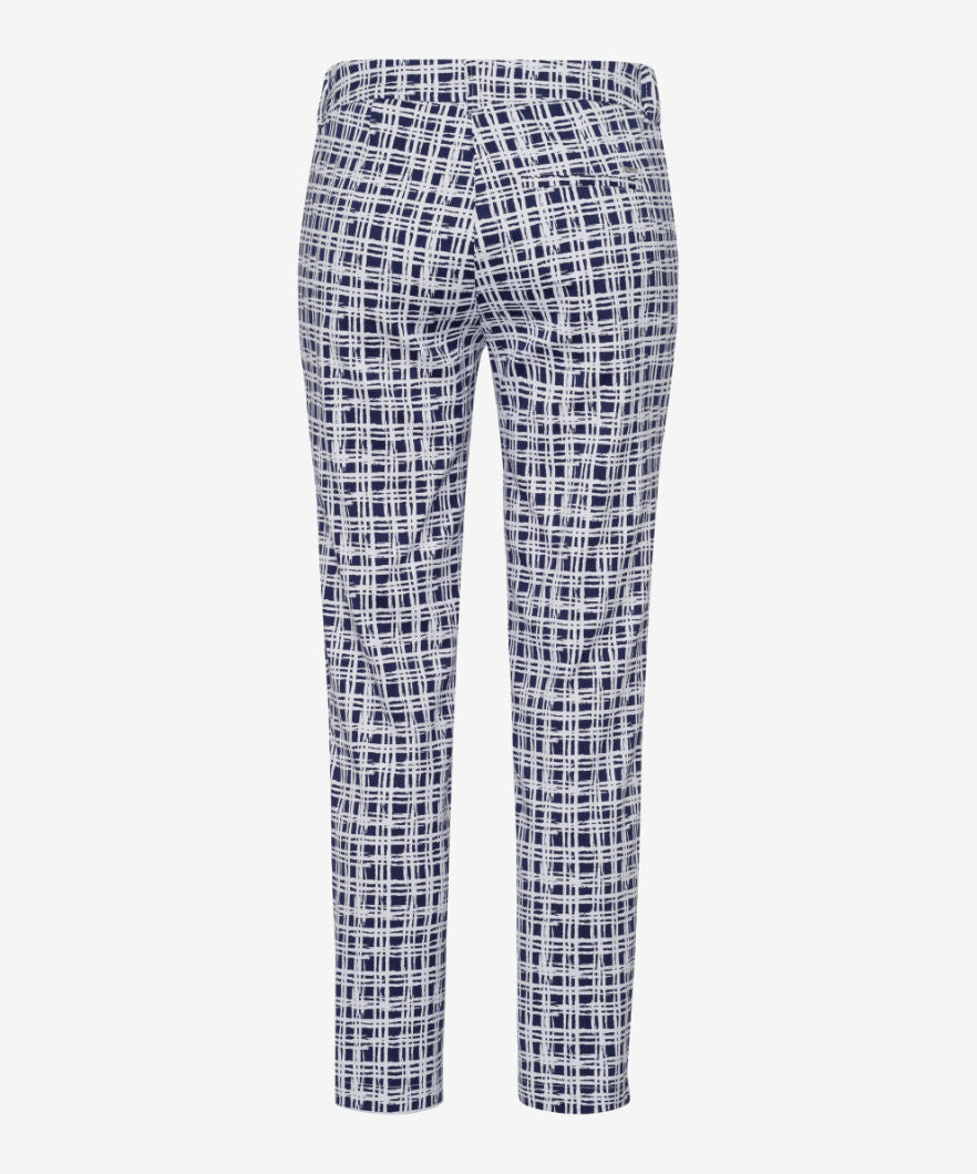 Maron Mod Check Pant