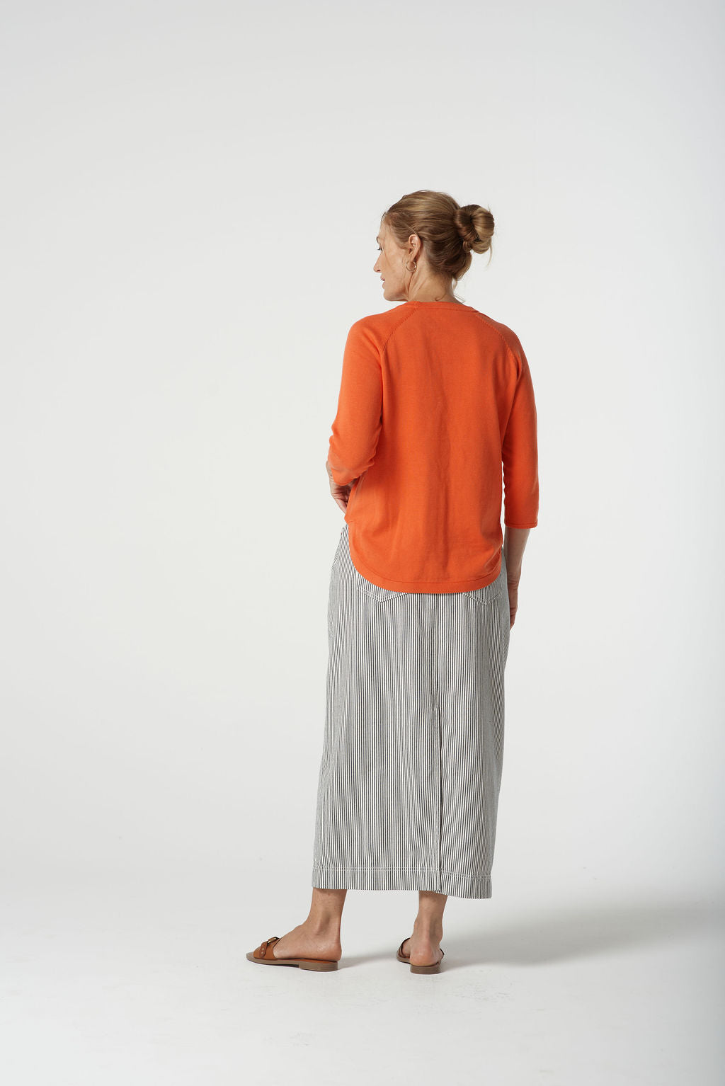 Sorbet Cotton 3/4 Sleeve Raglan Knit