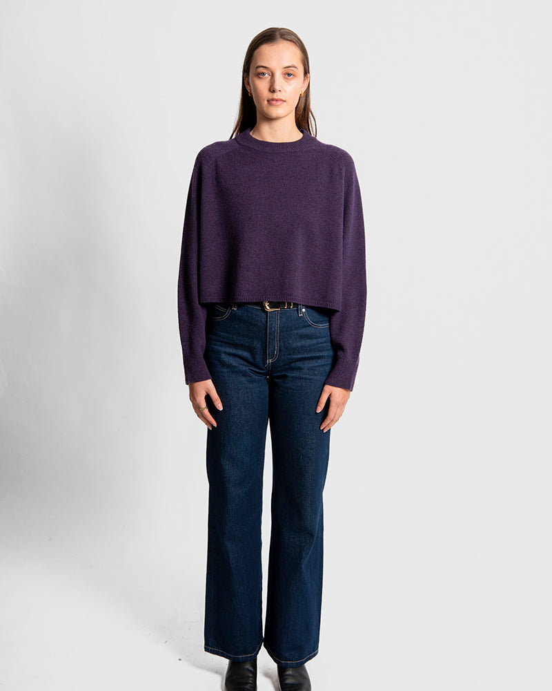 Batwing Saddle Shoulder Pullover