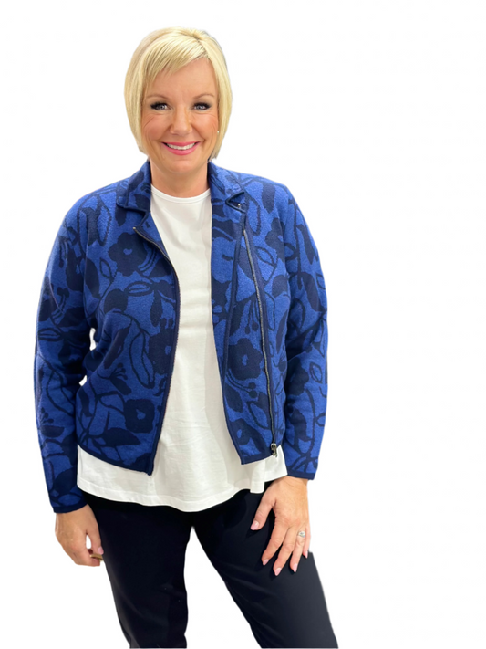 Floral Jacket Knit