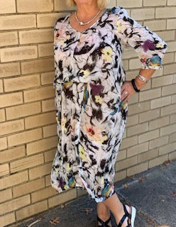 Kingfisher Tuck Dress