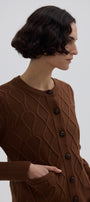 Heart Cable Cardigan