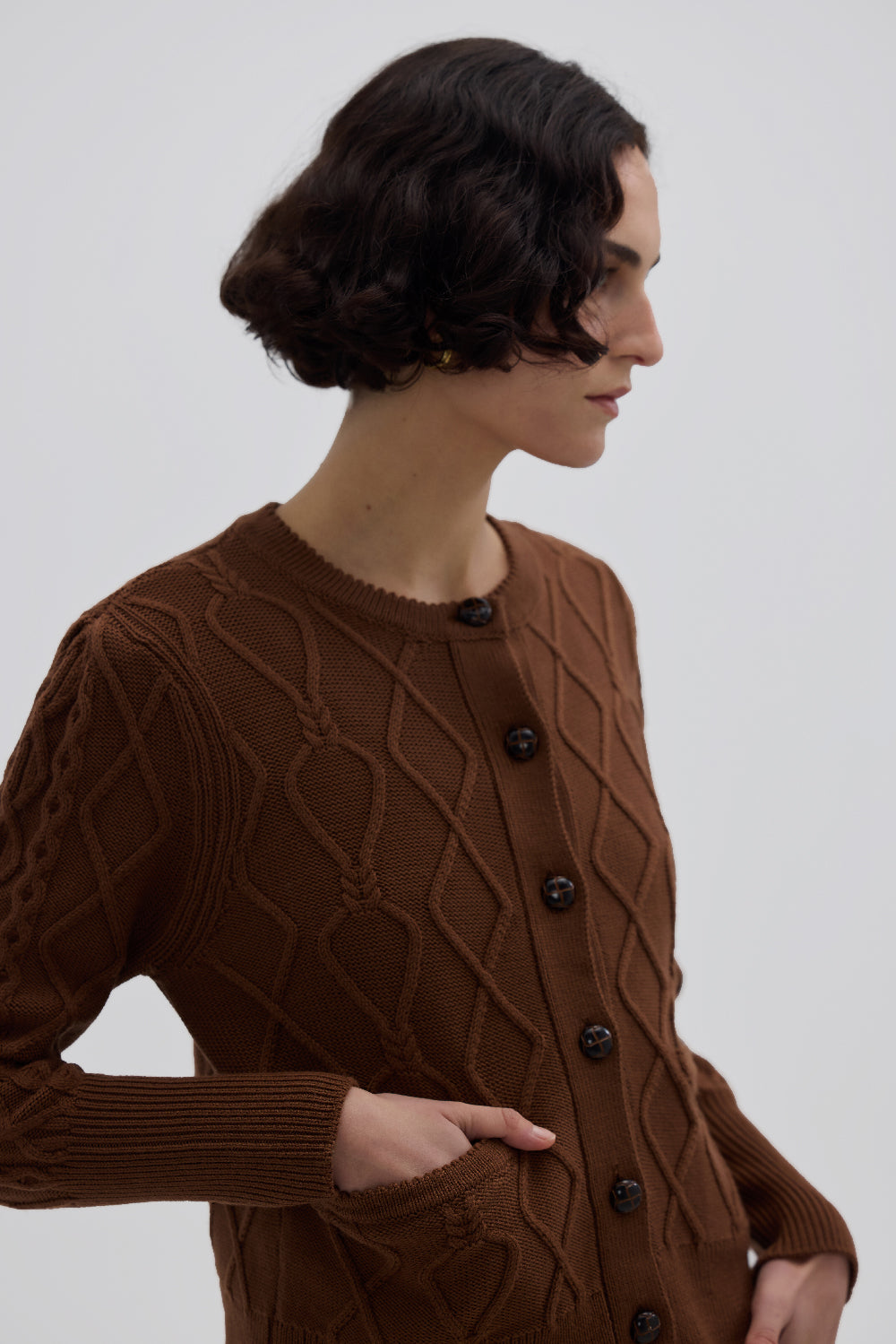 Heart Cable Cardigan