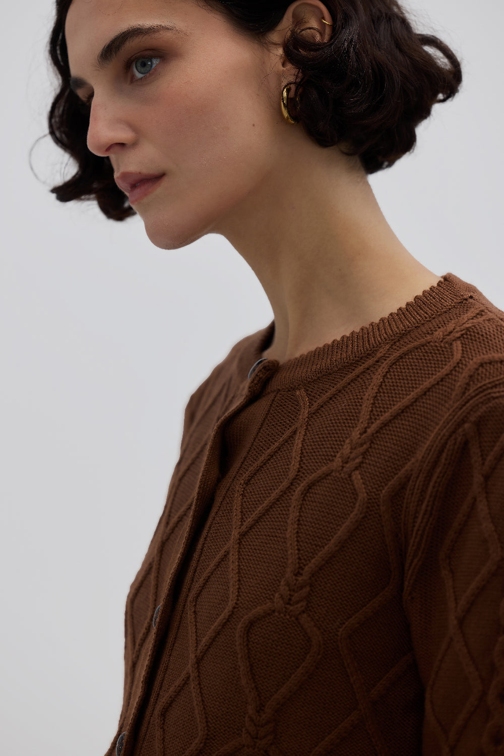 Heart Cable Cardigan