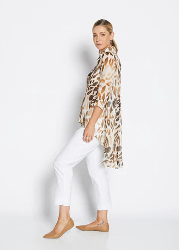 AURELIA 3/4 HI LOW SHIRT