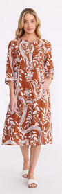Siena Print Dress