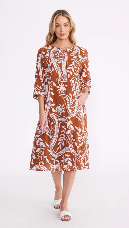 Siena Print Dress