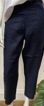 LINEN 7/8 WIDE LEG PANT