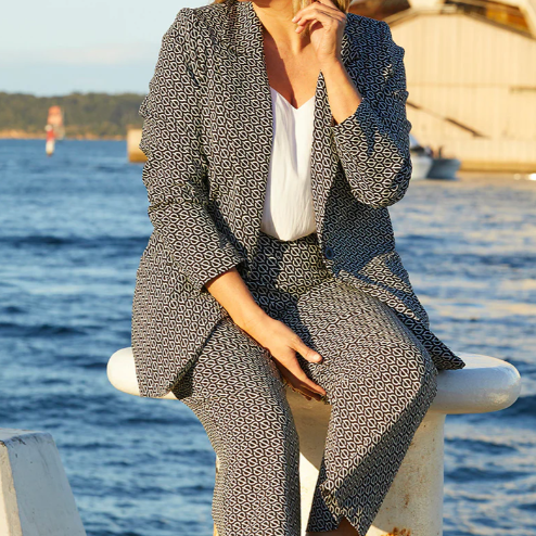 EQUATION BENGALINE BLAZER