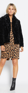 FUR BOLERO JACKET