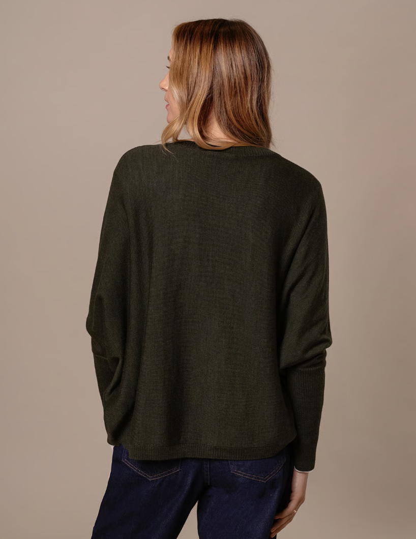 Fine Knit Merino Cardigan