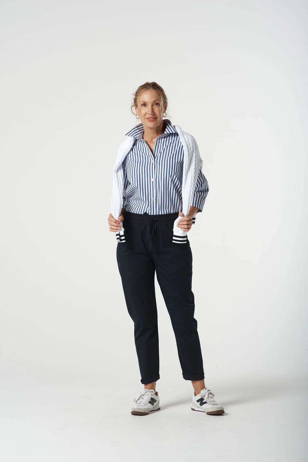 Stretch Woven Jogger Cropped