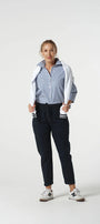 Stretch Woven Jogger Cropped