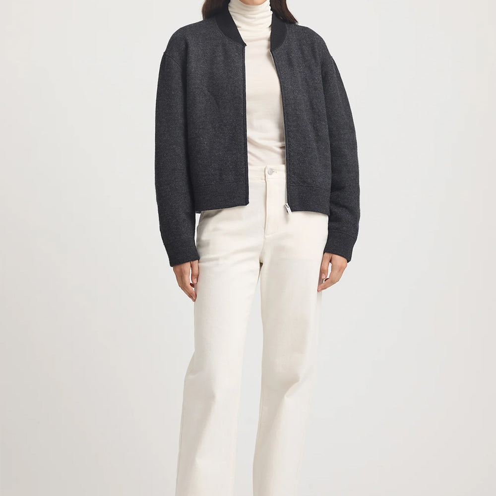 Wool Bomber Jacket