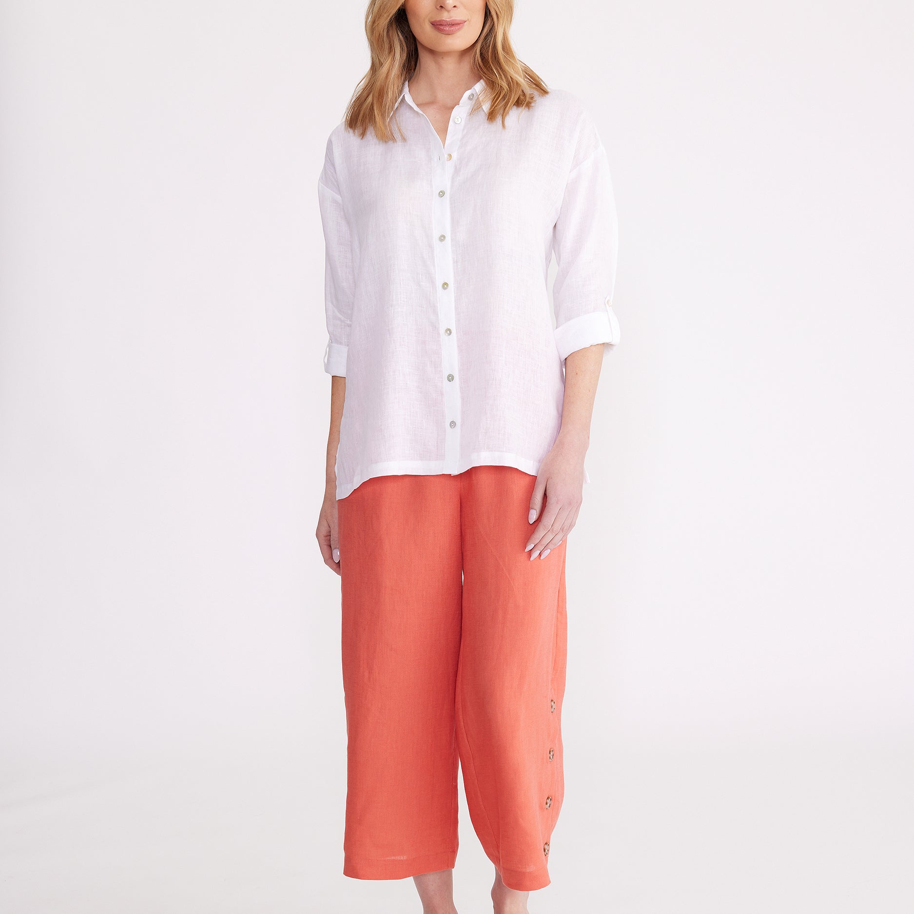 Relaxed Linen Over shirt