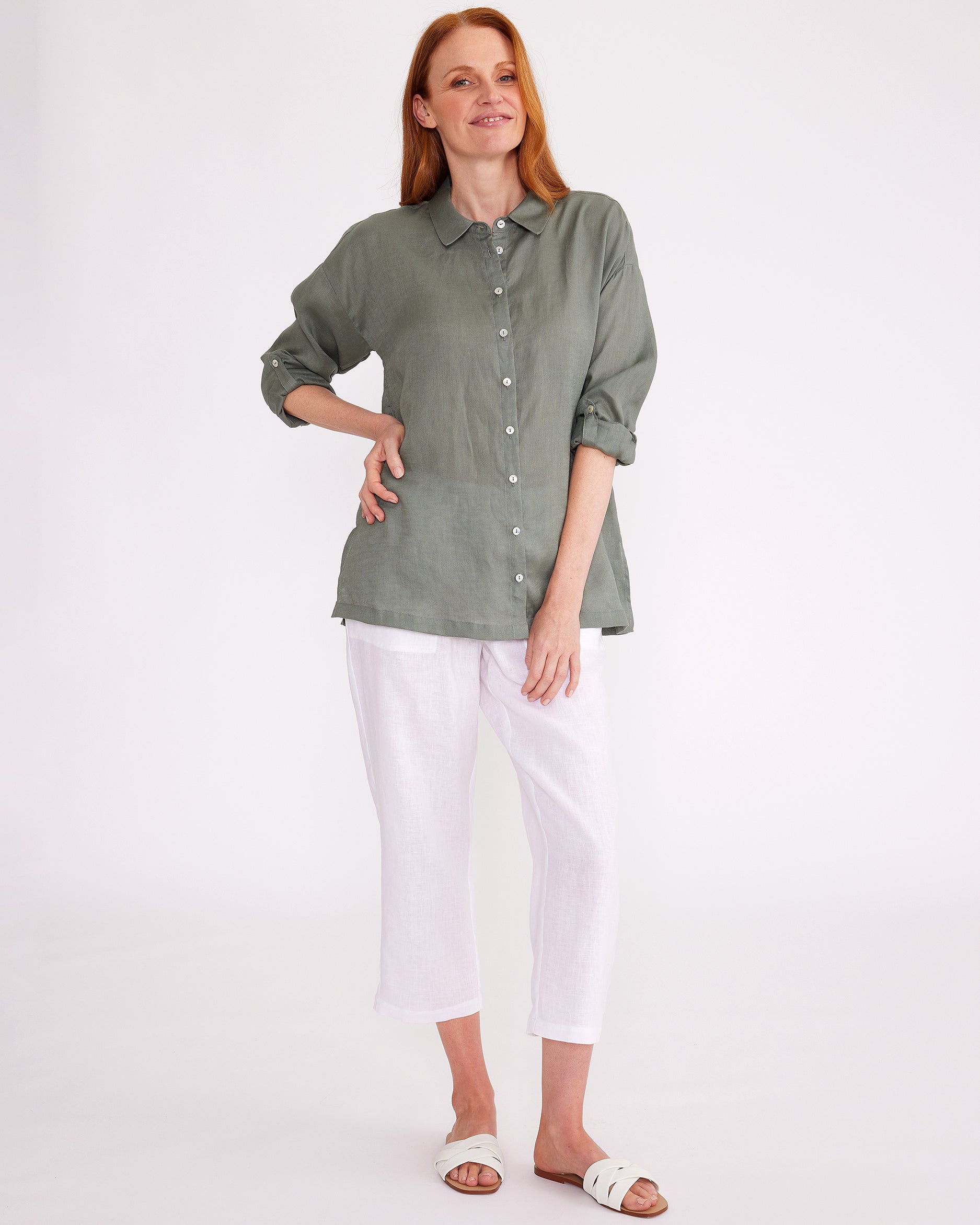Relaxed Linen Over shirt