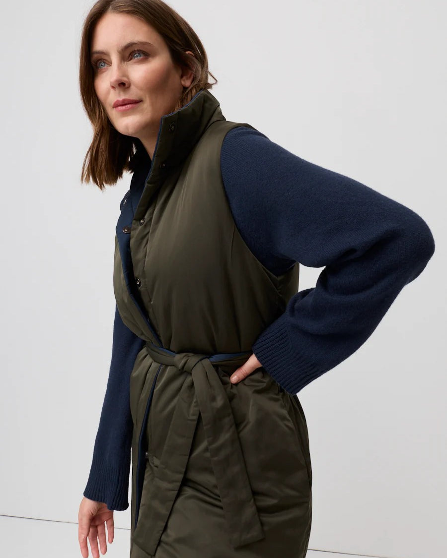 Reversible Belted Vest